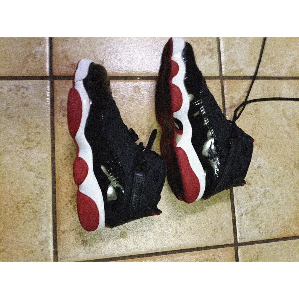 Jordan Six Rings - Blk/Red, Men’s Size 8